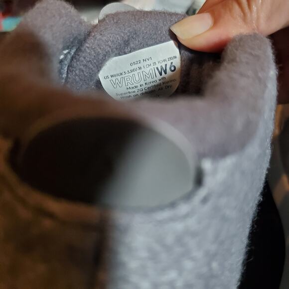 Allbirds Wool Runner-Up Mizzle Medium Grey (Light Grey Sole) Women's 6 High Top - Picture 12 of 14